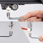 4-Piece 3D Printer Nozzle Tool Set with Wrenches