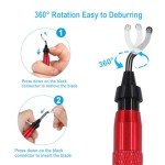 Deburring Tool Set with 15 High-Speed Blades