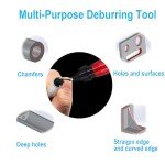 Deburring Tool Set with 15 High-Speed Blades