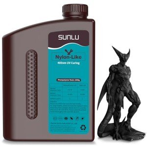 SUNLU Nylon-Like 3D Printer Resin, 2000g Black
