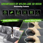 SUNLU Nylon-Like 3D Printer Resin, 2000g Black