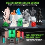 SUNLU Nylon-Like 3D Printer Resin, 2000g Black