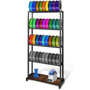 5-Tier Metal Filament Storage Rack for 3D Printing