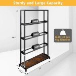 5-Tier Metal Filament Storage Rack for 3D Printing