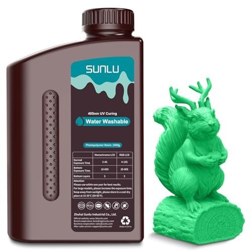 Sunlu Fast Curing Water Washable 3D Printer Resin