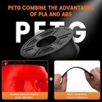 TECBEARS 1.75mm PETG Filament Bundle - 8 Rolls
