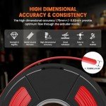 TECBEARS 1.75mm PETG Filament Bundle - 8 Rolls