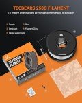TECBEARS 1.75mm PETG Filament Bundle - 8 Rolls