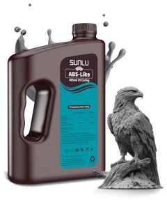 SUNLU 3KG ABS-Like 3D Printer Resin - Dark Gray