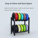 Heavy Duty 3D Printer Filament Storage Rack - 10 Rolls