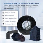 Voxalab 1.75mm Carbon Fiber ASA Filament Spool