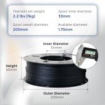 Voxalab 1.75mm Carbon Fiber ASA Filament Spool