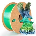 Silk Rainbow PLA Filament 1.75mm - 500g Spool