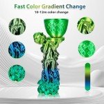 Silk Rainbow PLA Filament 1.75mm - 500g Spool