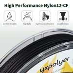 PA12-CF Carbon Fiber Nylon 3D Printer Filament 1.75mm