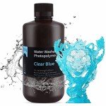 ELEGOO Water Washable 3D Printer Resin - Clear Blue