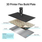 HIKUDIY Flexible 3D Printer Build Plate 230x135mm