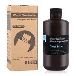 ELEGOO Water Washable 3D Printer Resin - Clear Blue