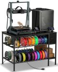 Heavy Duty 3D Printer Stand with Filament Storage