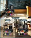 Heavy Duty 3D Printer Stand with Filament Storage