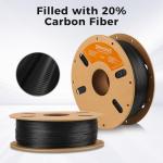 Polypropylene Carbon Fiber Filament 1.75mm 700g Black