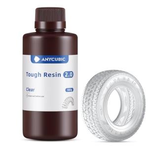 Anycubic Tough 3D Printer Resin 500g - Clear