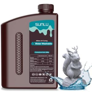 SUNLU Fast Curing Water Washable 3D Printer Resin