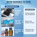 SUNLU Fast Curing Water Washable 3D Printer Resin