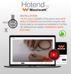 Maxiwatt 2025 24V 50W Hotend for 3D Printers
