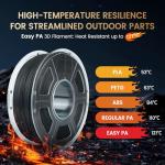 SUNLU Easy PA 1.75mm Nylon Filament 1kg