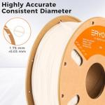 ERYONE 1.75mm White Polypropylene Filament 900g