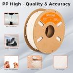 ERYONE 1.75mm White Polypropylene Filament 900g