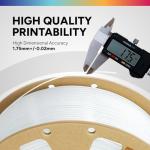 OVERTURE 1.75mm PLA Filament - Cold White 1kg