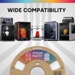 OVERTURE 1.75mm PLA Filament - Cold White 1kg