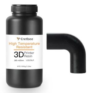 Cretbee High-Temp 3D Printer Resin, 1000g Black