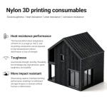 Kingroon Nylon 3D Printer Filament, Black 1kg