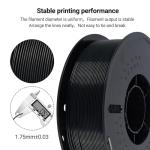 Kingroon Nylon 3D Printer Filament, Black 1kg