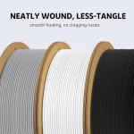 ELEGOO 1.75mm PLA Plus White Filament 4KG