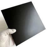 G10 Fiberglass Garolite 3D Printer Build Surface Plate Semi-Flexible Sheet 257.5mm/10.14"(Black Color)