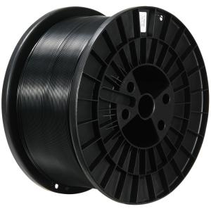 Polymaker 5kg ABS Filament 1.75mm Black, 3D Printer Filament 1.75mm Heat Resistant - PolyLite Black ABS 3D Printing Filament 1.75mm Cost Effective Large Spool, Strong & Durable