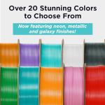 Polymaker 5kg ABS Filament 1.75mm Black, 3D Printer Filament 1.75mm Heat Resistant - PolyLite Black ABS 3D Printing Filament 1.75mm Cost Effective Large Spool, Strong & Durable