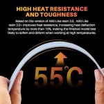 ELEGOO ABS-Like Resin 3.0+, Upgraded 3D Printer Photopolymer Resin, Higher Heat-Resistance Fast Curing High Precision Non-Brittle, Clear Red 1000g