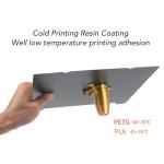 Hyuduo Build Plate, Double Sided Resin Coating 235x235mm for K1 K1C 3D Printer, with High Strength Flexible Material and Low Temperature Settings