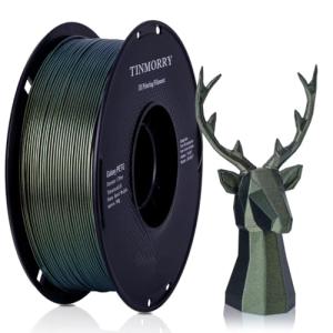 TINMORRY Galaxy Green Gold 1.75mm PETG Filament