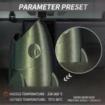 TINMORRY Galaxy Green Gold 1.75mm PETG Filament