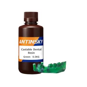 Antinsky Green Castable Dental Resin, 0.5kg