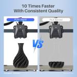 ELEGOO Rapid PLA Plus 1.75mm Black Filament 1KG