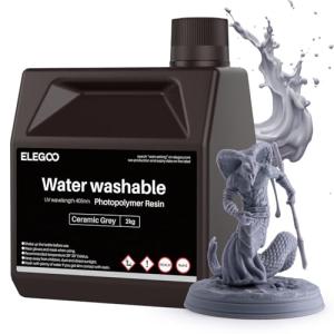 ELEGOO Water Washable 3D Printer Resin - Grey