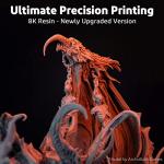 ELEGOO 8K 3D Printer Resin 1000g – Grey