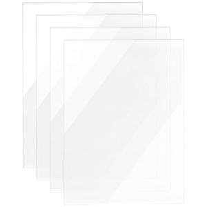 Funabridge 4 Pcs Fep Film For Resin 3D Printer, 5.5 X 7.9 In, 0.15Mm Thick, 95% Transmittance, High-Temperature Resistant, Dlp 3D Printer Accessories